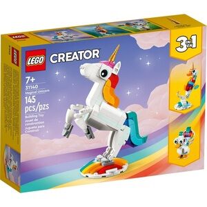 LEGO Creator 3 in 1 Magical Unicorn ~ 31140 ~ New